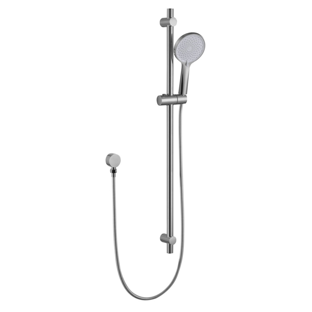 ARUVO™ VENTRO Slide Shower w/ Adjustable Wall Fixings | Brushed Nickel