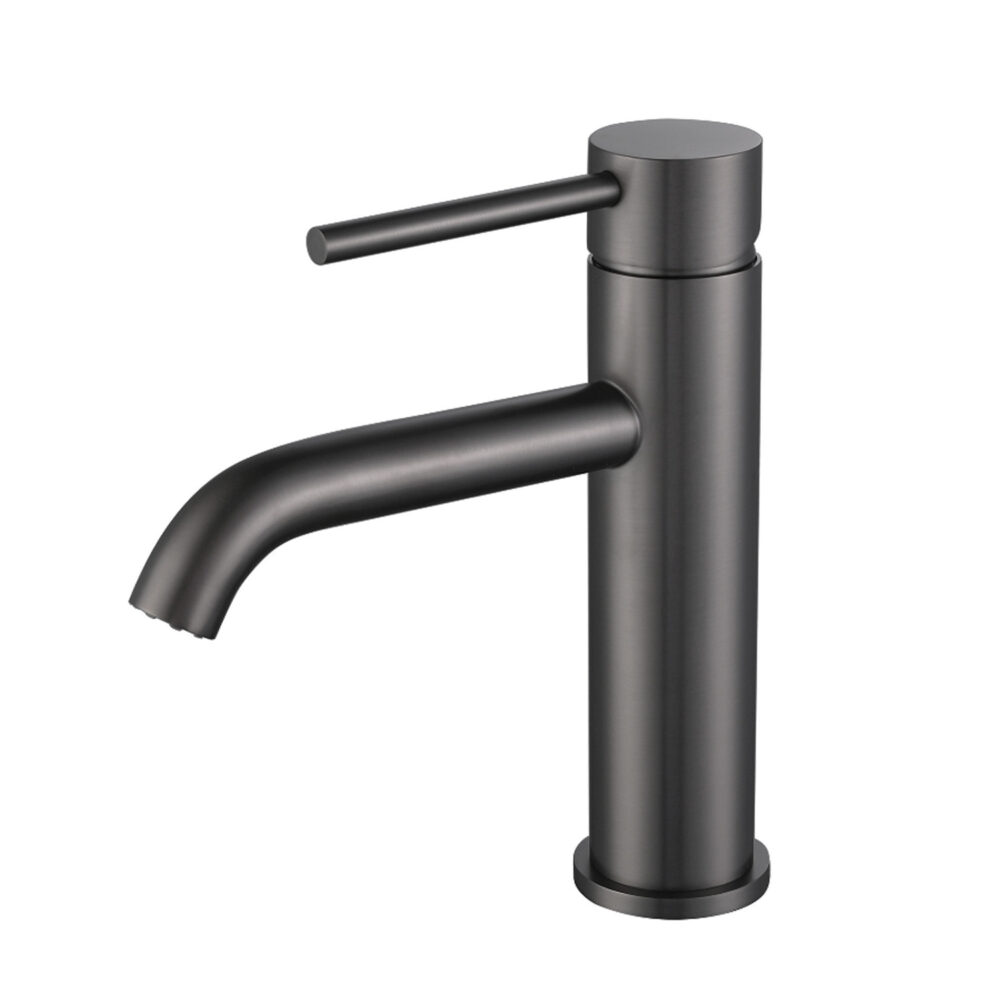 ARUVO™ VENTRO Single Lever Basin Mixer | Brushed Gunmetal