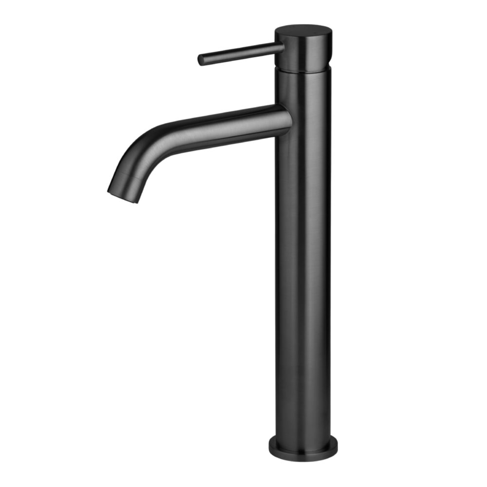 ARUVO™ VENTRO Single Lever High Basin Mixer | Brushed Gunmetal