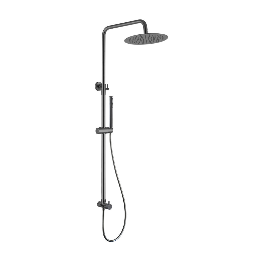 ARUVO™ VENTRO Shower Column | Brushed Gunmetal